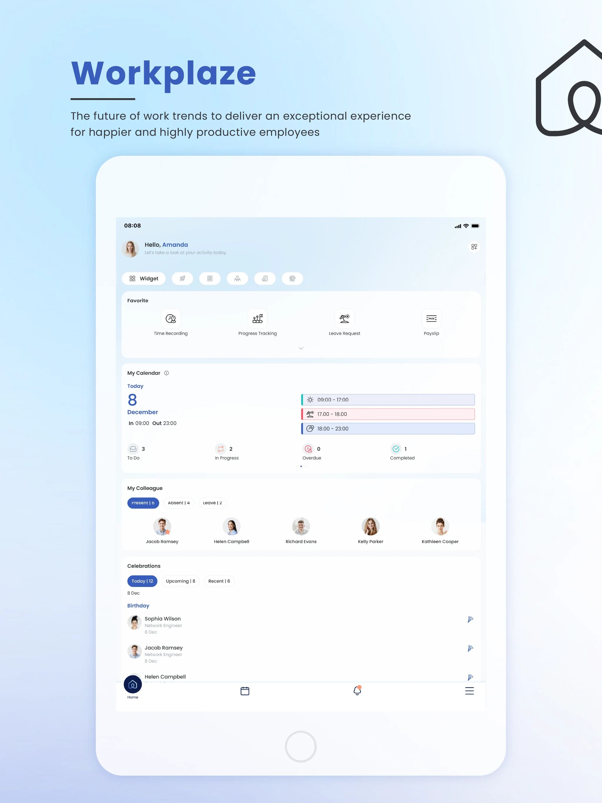 Workplaze screenshot